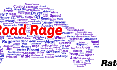 how road rage impacts car insurance shape concept