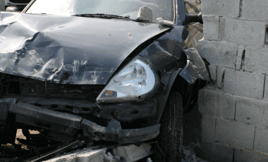 Does car insurance cover hitting a wall caused accidentally while driving